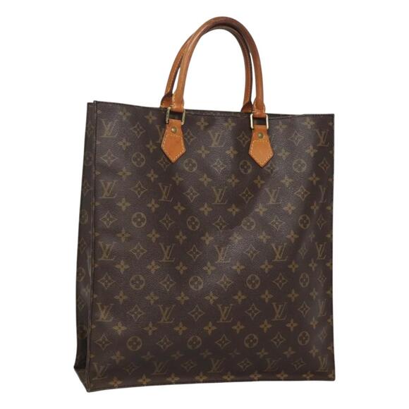 LOUIS VUITTON Monogram Sac Plat Hand Bag M51140 - Picture 1 of 16